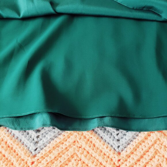 Ann Taylor Silk Draped Empire Waist Sleeveless Cocktail Party Dress - Picture 10 of 12